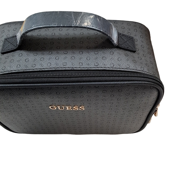 GUESS Black Travel Bag with Gold Details - Picture 2 of 6